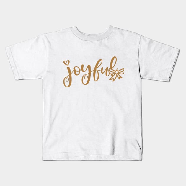 Joyfull Kids T-Shirt by hippyhappy